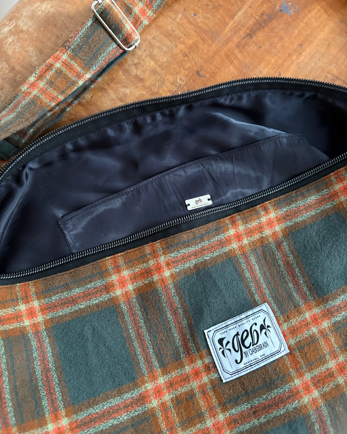Plaid Crossbody Bag