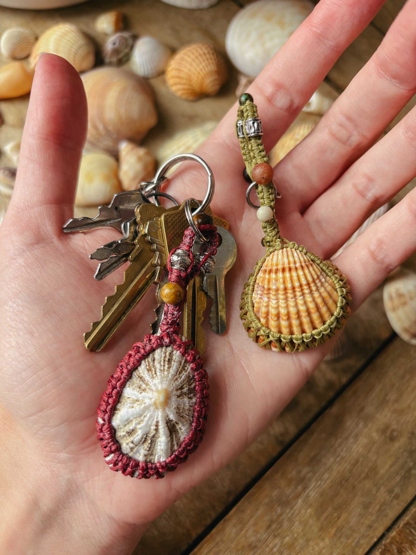 Seashell Keychain