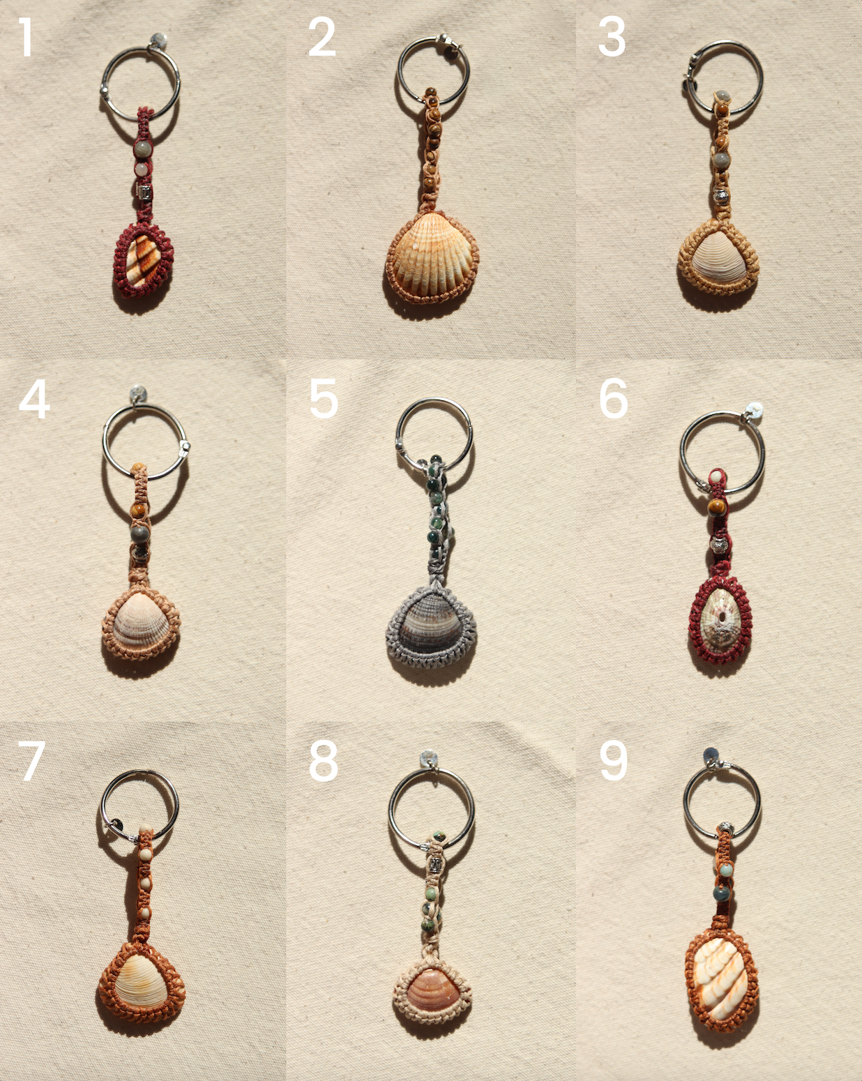 Seashell Keychain