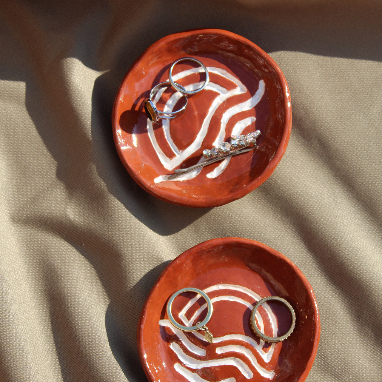 Sunset Jewelry Plate