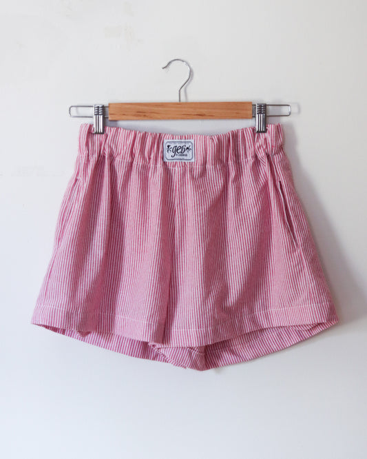 100% Organic Cotton Stripped Shorts