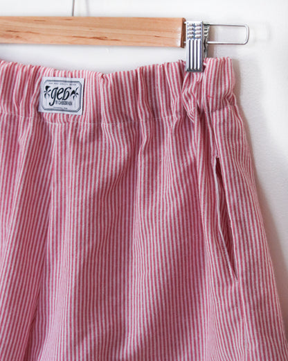 100% Organic Cotton Stripped Shorts