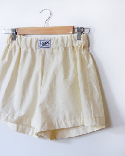 100% Yellow Stripped Shorts
